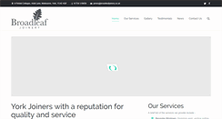 Desktop Screenshot of broadleafjoinery.com
